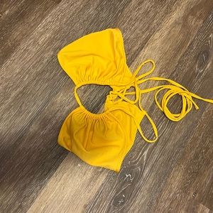 Amazon yellow crop top size M
